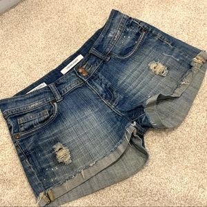 Vigoss The New York Short‎ Mid-rise Jean Shorts 28